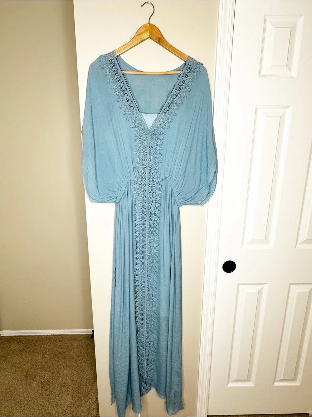 Fashion Nova “Skylar Kaftan” Maxi Dress - Picture 3 of 11